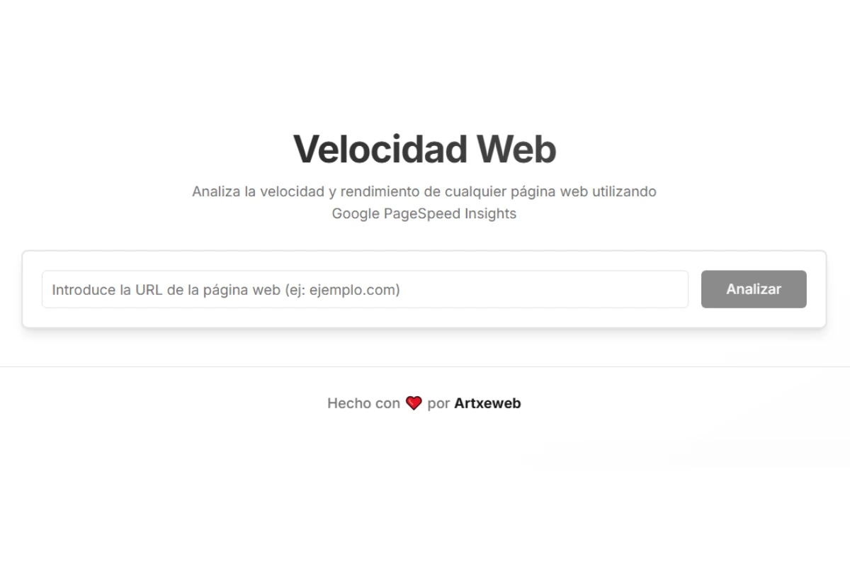 Velocidad Web