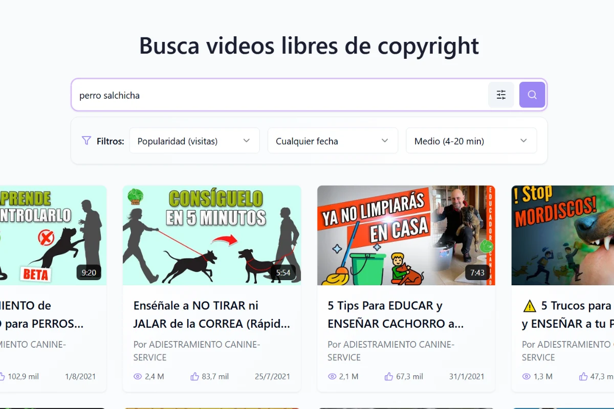 Descarga de vídeos Creative Commons desde CCTube