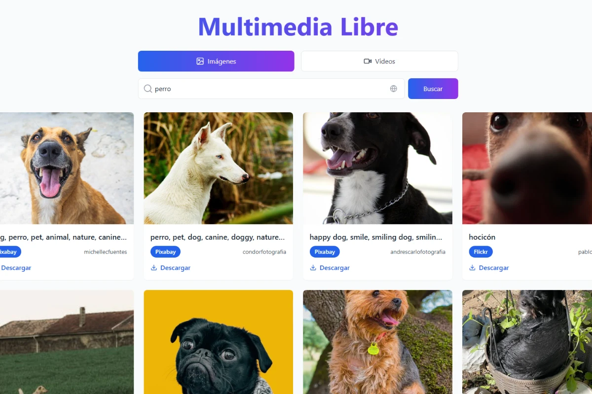 Descarga de vídeos libres de copyright en Multimedia Libre Pro