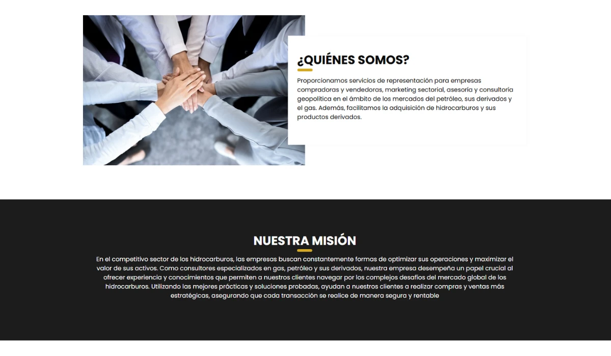 Web multidioma de Invelia Group en HTML