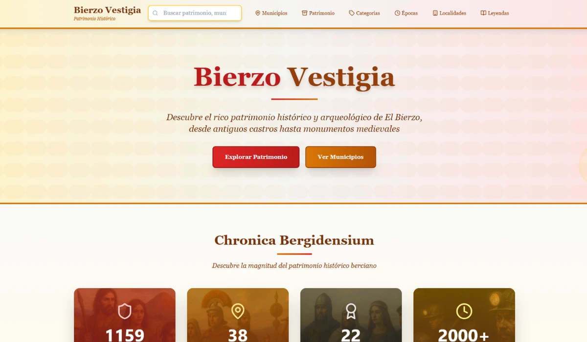 Listado de yacimientos arqueológicos del Bierzo