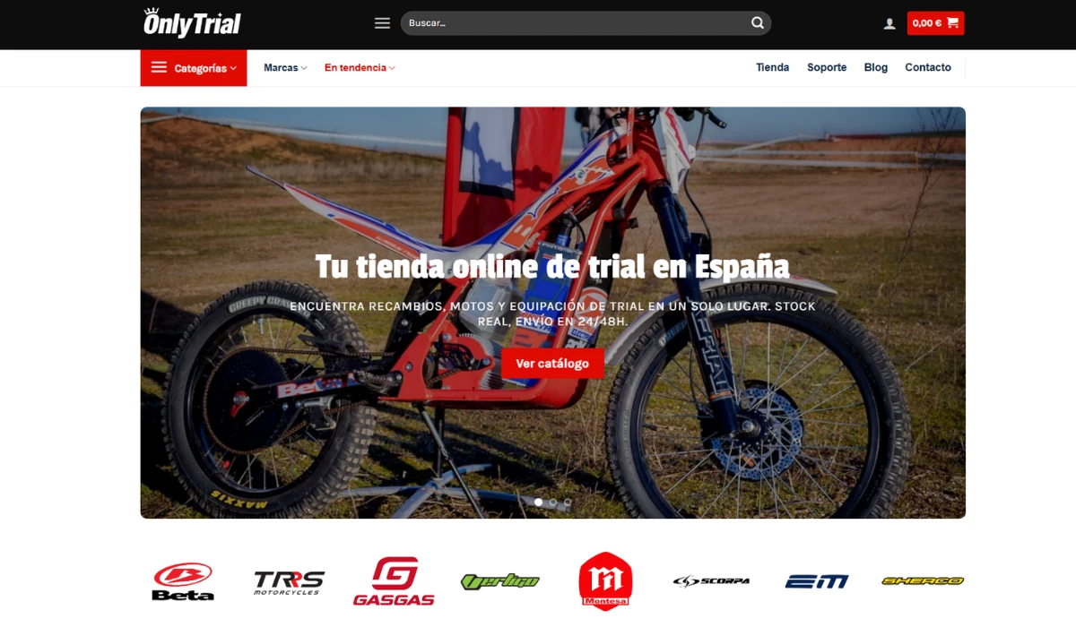 Rediseño web de OnlyTrial