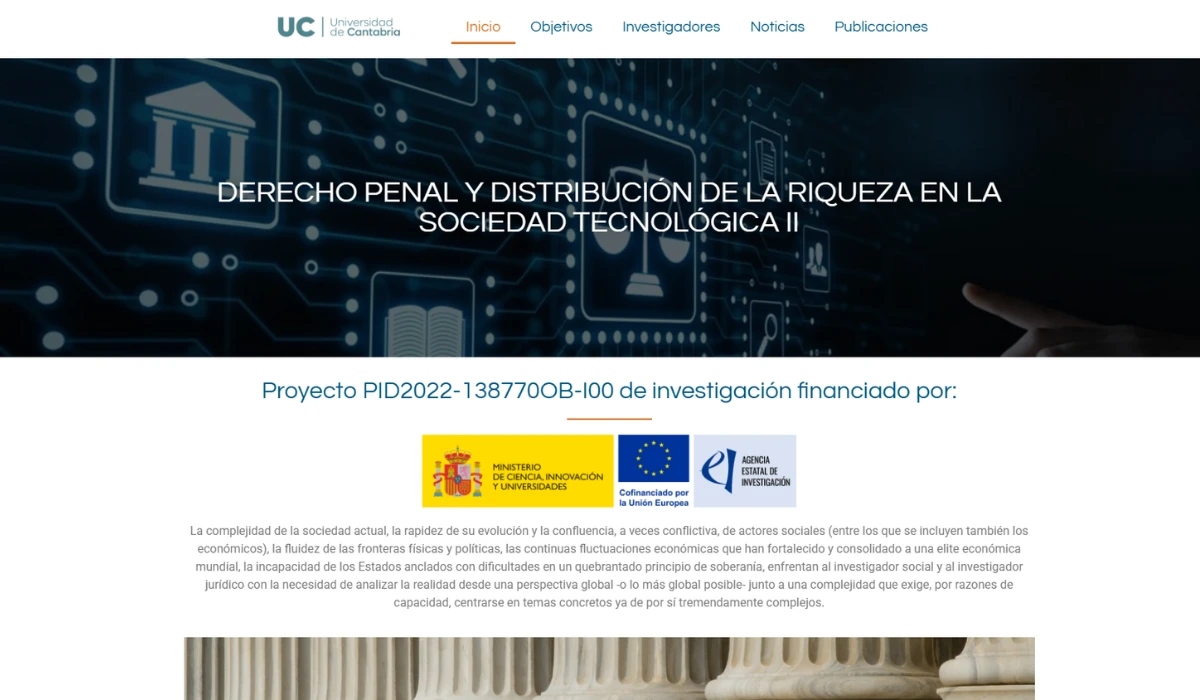 Diseño web de PenalTec